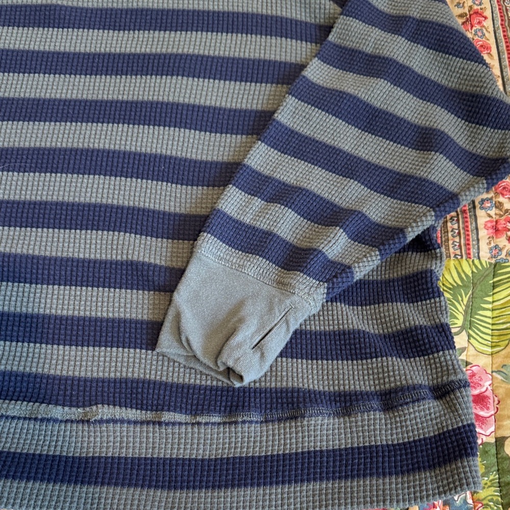 Aerie Striped Waffle Knit Top - Picture 11 of 12